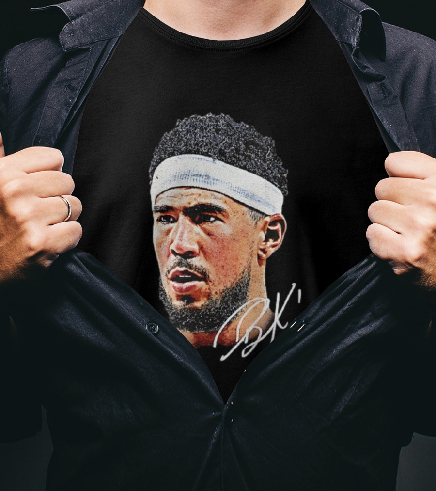 Devin Booker NBA Big Face BK Signature T-Shirt