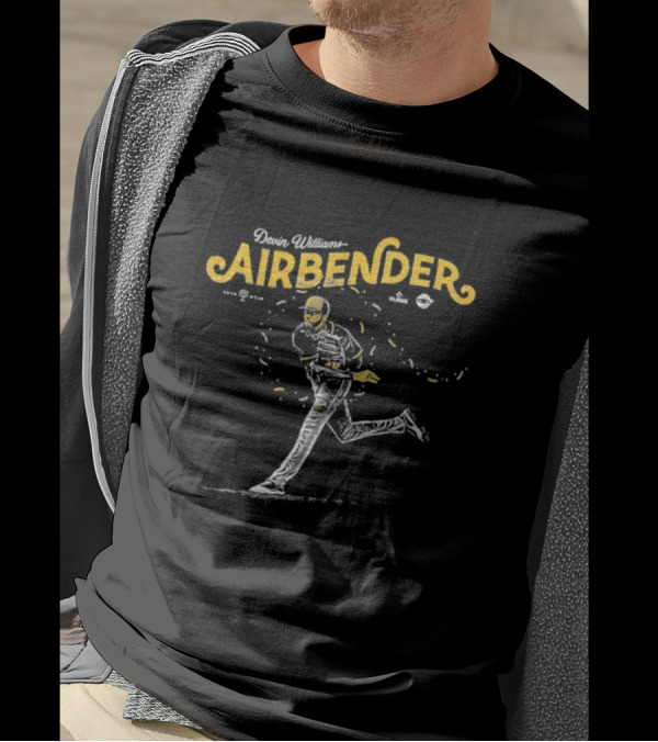 Devin Williams Airbender Baseball Pitcher Dynamic Motion T-Shirt