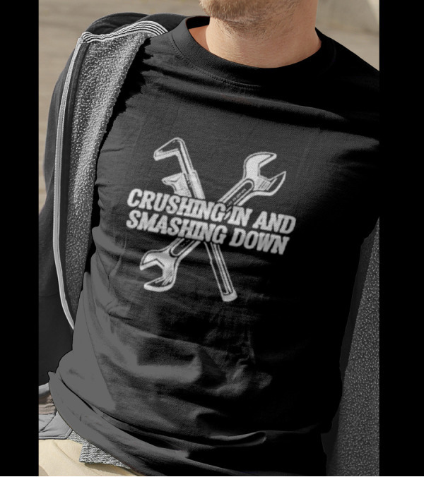 Crushing In And Smashing Down Wrenches Earth Crisis T-Shirt