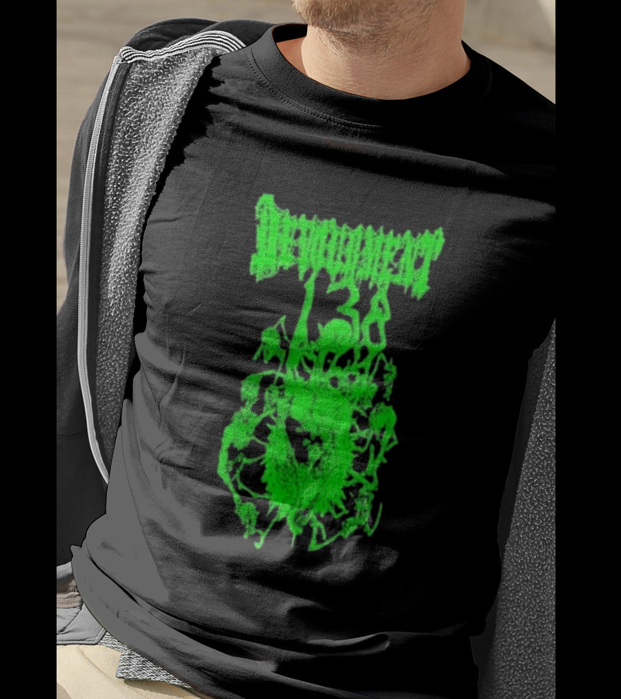 Devourment Butcher The Weak Green Splatter Graphic T-Shirt