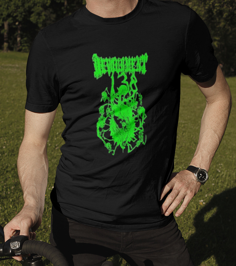 Devourment Butcher The Weak Green Splatter Graphic T-Shirt