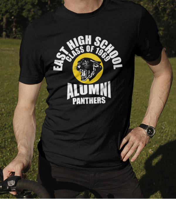 East High School Class Of 1958 Alumni Panthers T-Shirt