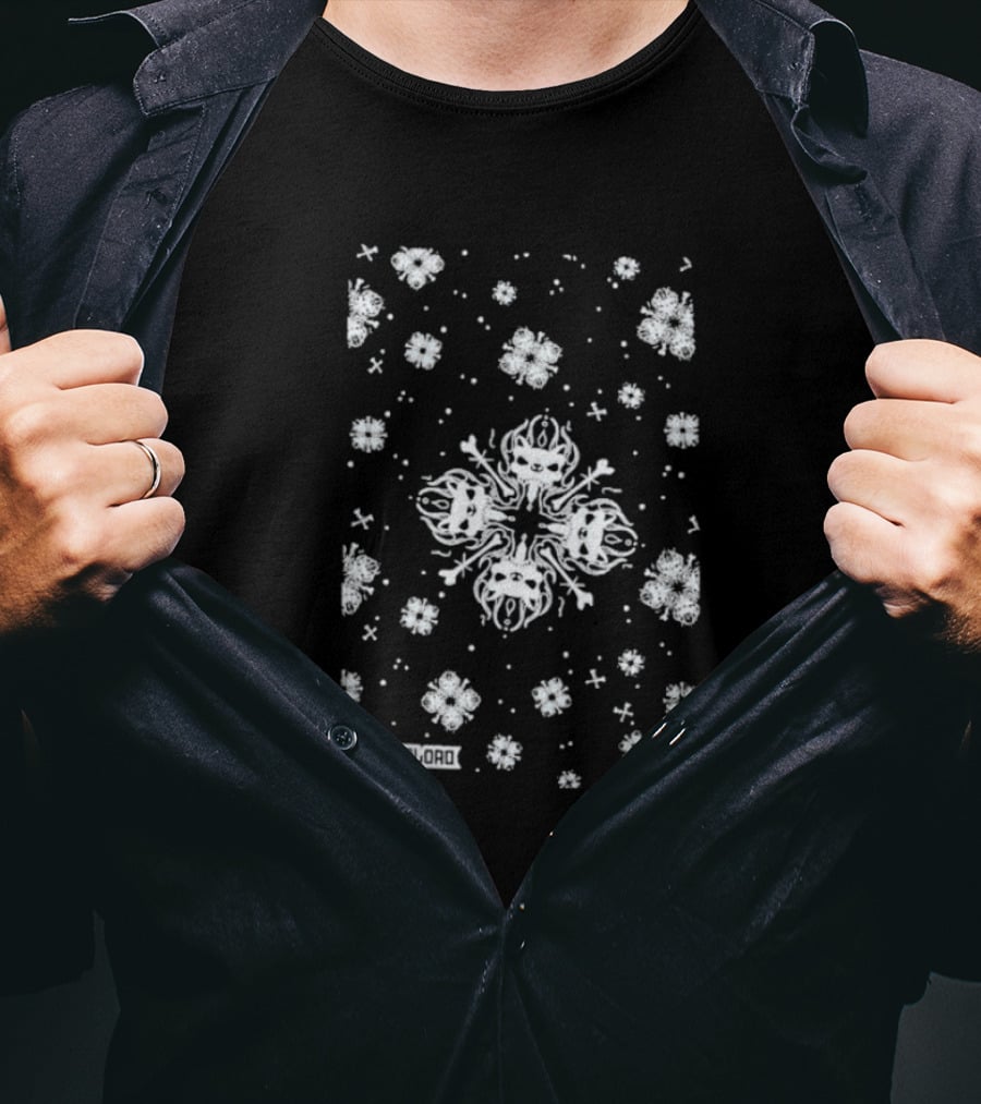 Download Festival Snowflake Pattern T-Shirt