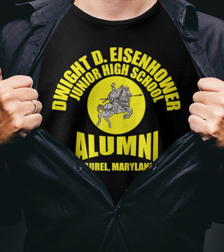 Dwight D Eisenhower Junior High School Alumni Laurel Maryland T-Shirt