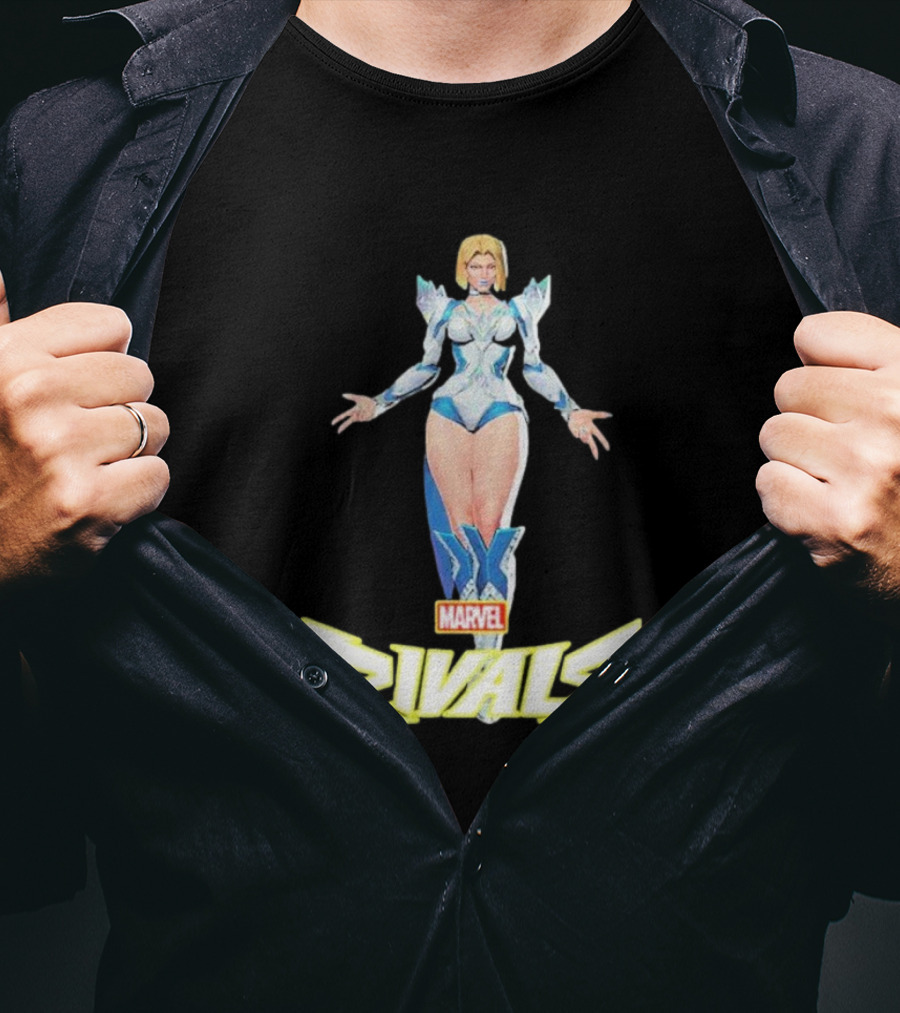 Emma Frost Marvel Rivals Season 2 Hellfire Gala Game Characters T-Shirt