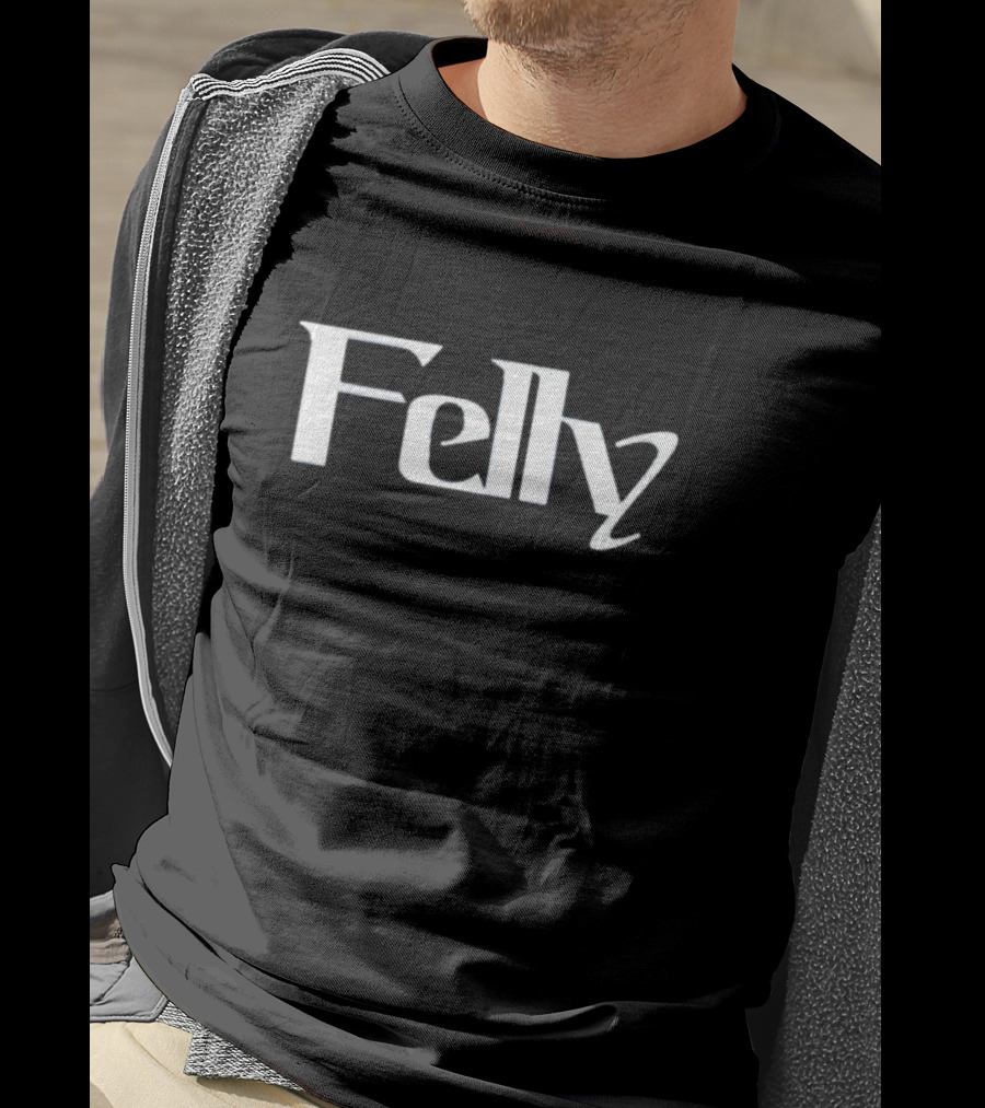 Felly Music Brand Name Typography T-Shirt