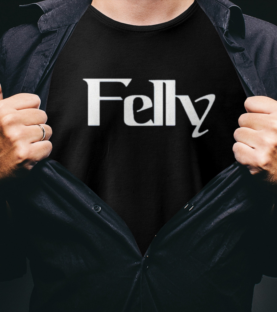 Felly Music Brand Name Typography T-Shirt