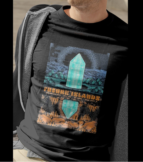 Future Islands With Open Mike Eagle May 2 2025 The Caverns Grundy County TN By Status Serigraph T-Shirt
