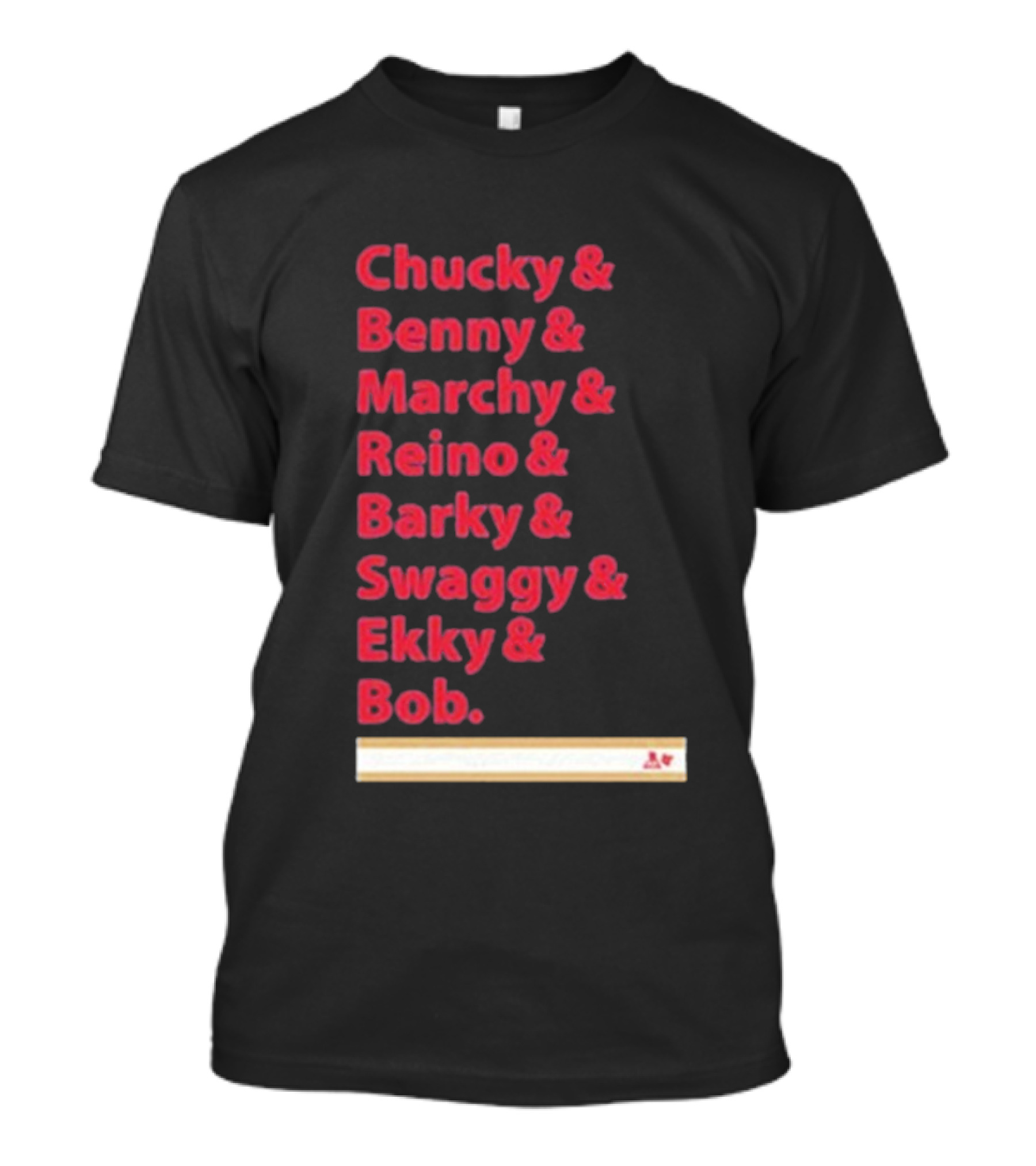 Florida Panthers Chucky Benny Marchy Reino Barky Swaggy Ekky Bob Names T-Shirt