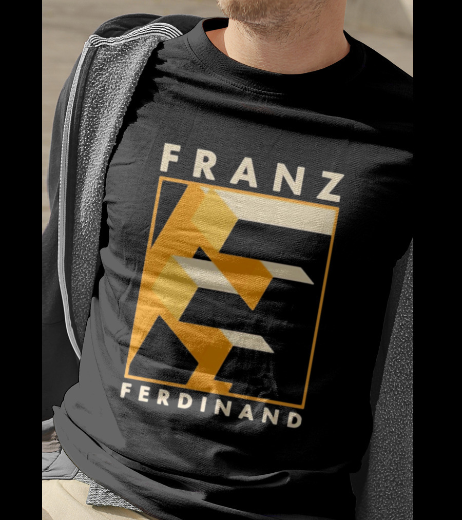 Franz Ferdinand Orange Geometric E T-Shirt