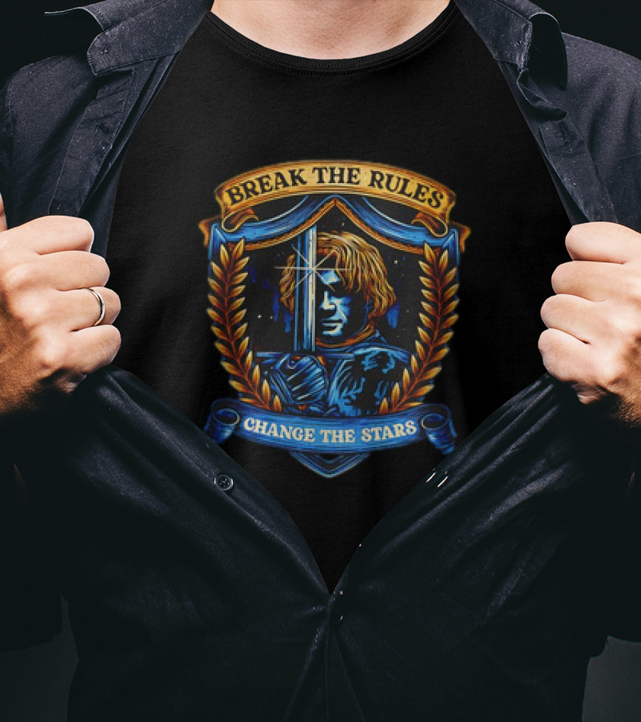 A Knight’s Tale Break The Rules Change The Stars Knight Emblem T-Shirt