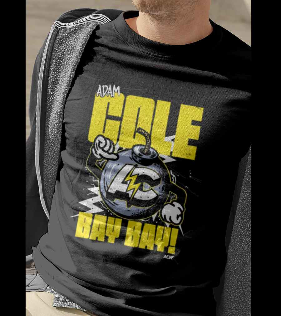 Adam Cole Bay Bay AC Bombs Away Comic Style T-Shirt