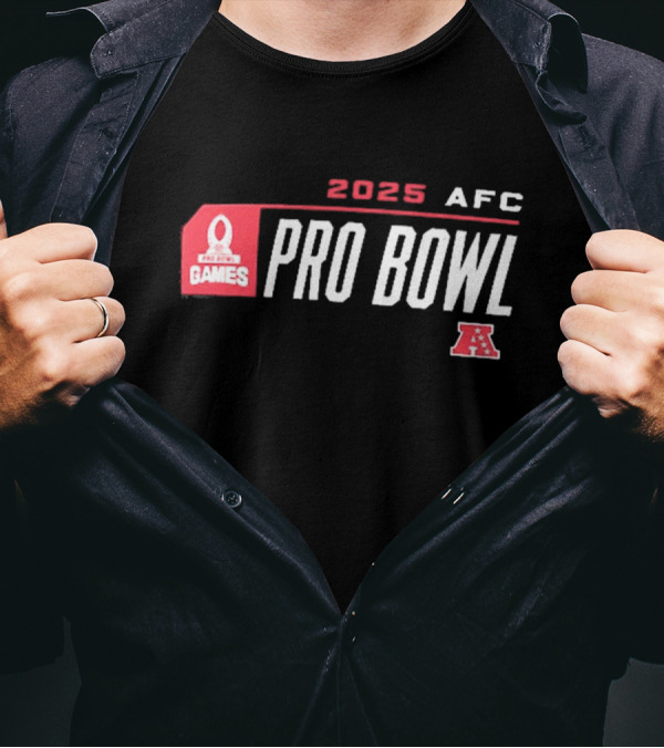 AFC 2025 Pro Bowl Games Pick-A-Player Event Logo T-Shirt