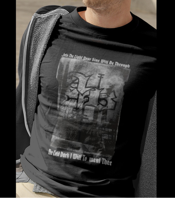 Aleister Black And The Light Your Sins Will Be Through MGK Darkness I Will Be Heard Through T-Shirt