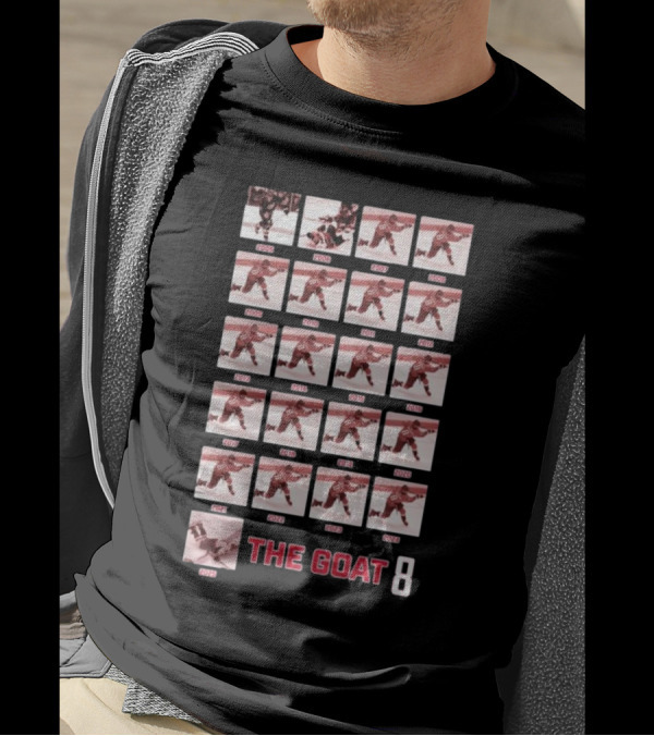 Alexander Ovechkin The Goat 8 Career Timeline 2005-2023 T-Shirt