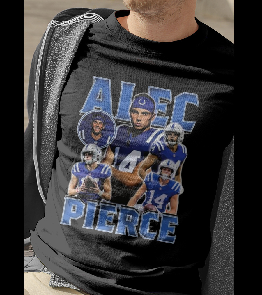 Alec Pierce Indianapolis Football Number 14 Colts T-Shirt
