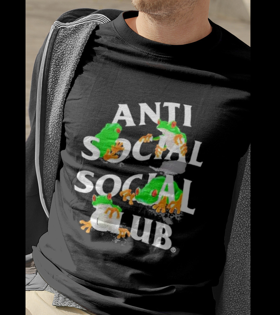 Anti Social Social Club Red Eyes Frog T-Shirt