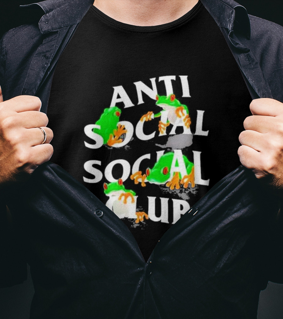 Anti Social Social Club Red Eyes Frog T-Shirt