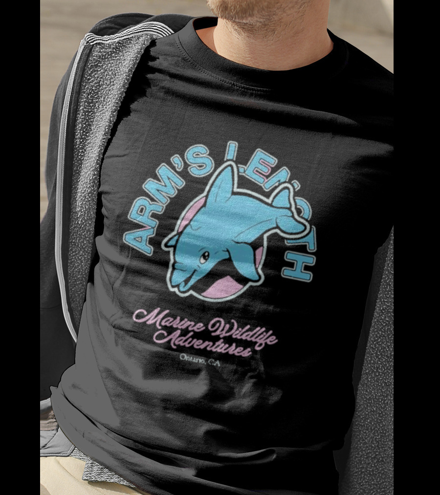 Arm’s Length Marine Wildlife Adventures Ontario CA Dolphin T-Shirt