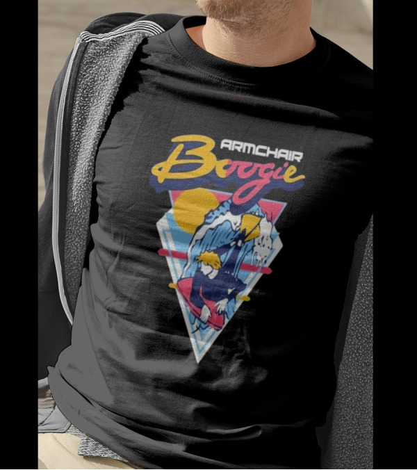 Armchair Boogie Summer 24 Boogie Boarder Retro Surfing Vibes T-Shirt