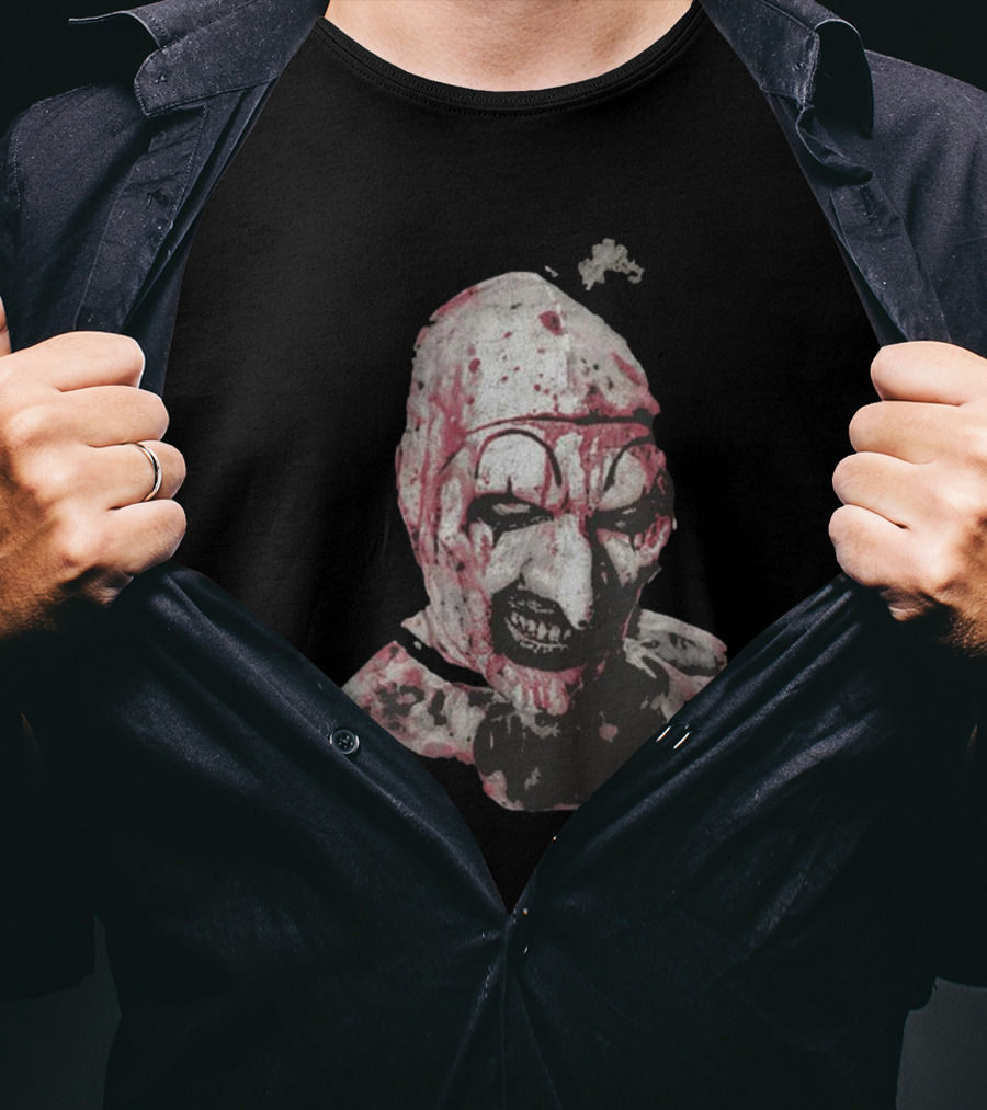 Art The Clown Creepy Bloody Horror Icon T-Shirt