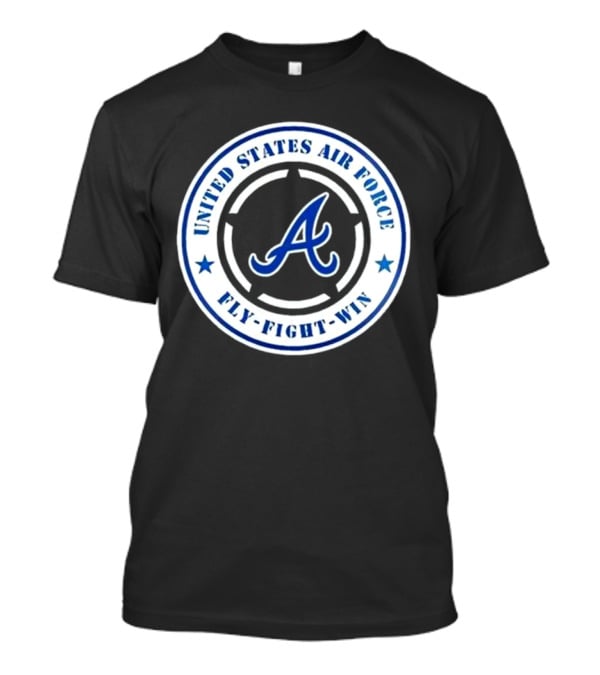 Atlanta Braves United States Air Force Fly Fight Win Military Appreciation Night 2025 T-Shirt