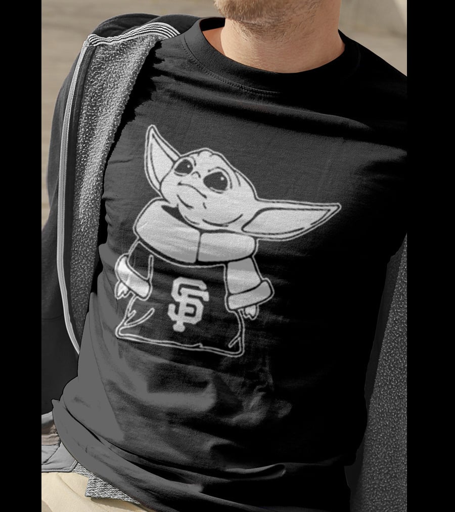 Baby Yoda SF Giants Fan Apparel T-Shirt