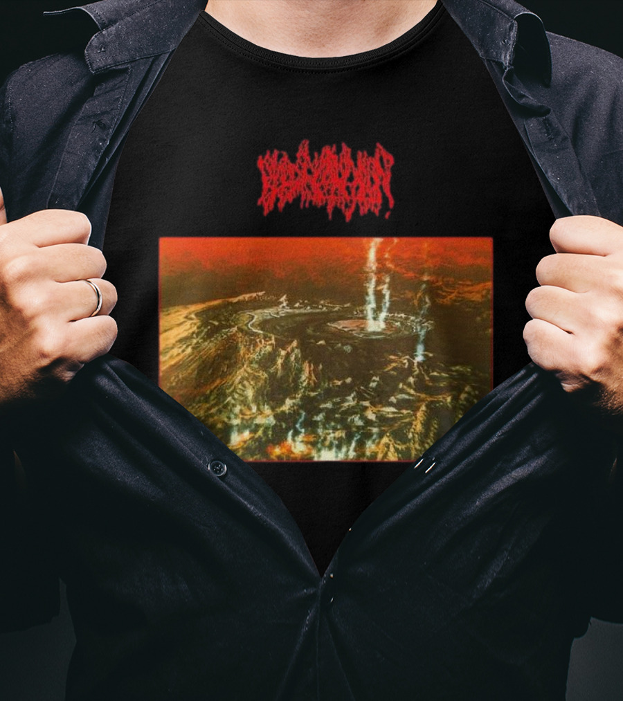 Blood Incantation Starspawn Volcanic Eruption Scene April 25 2025 T-Shirt