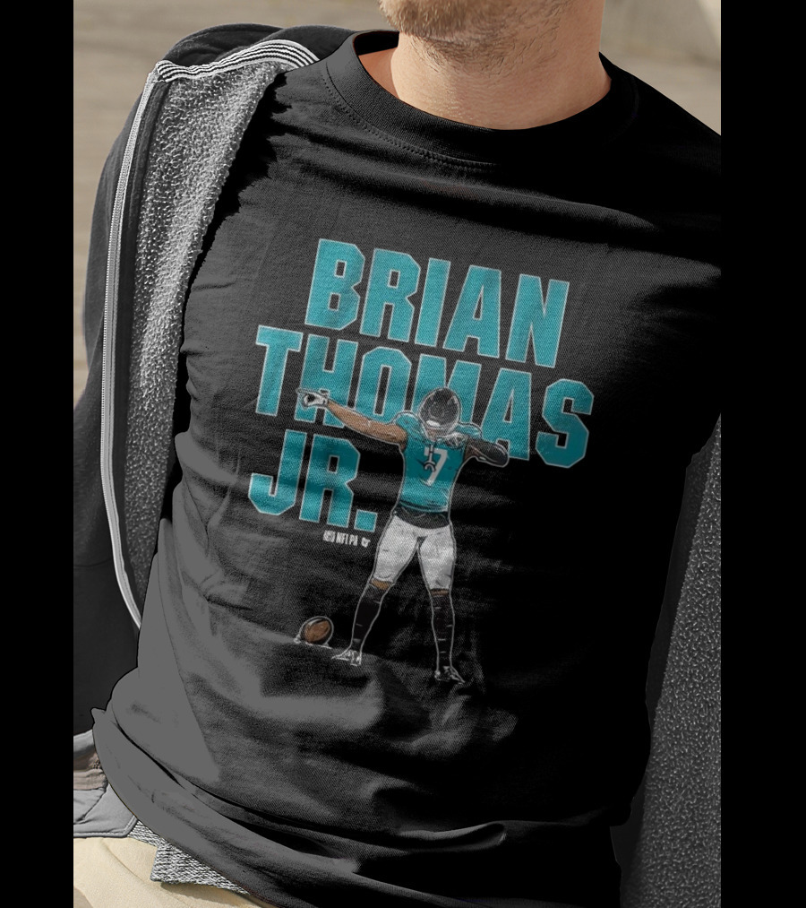 Brian Thomas Jr Superstar Pose Jacksonville Jaguars Football NFL T-Shirt