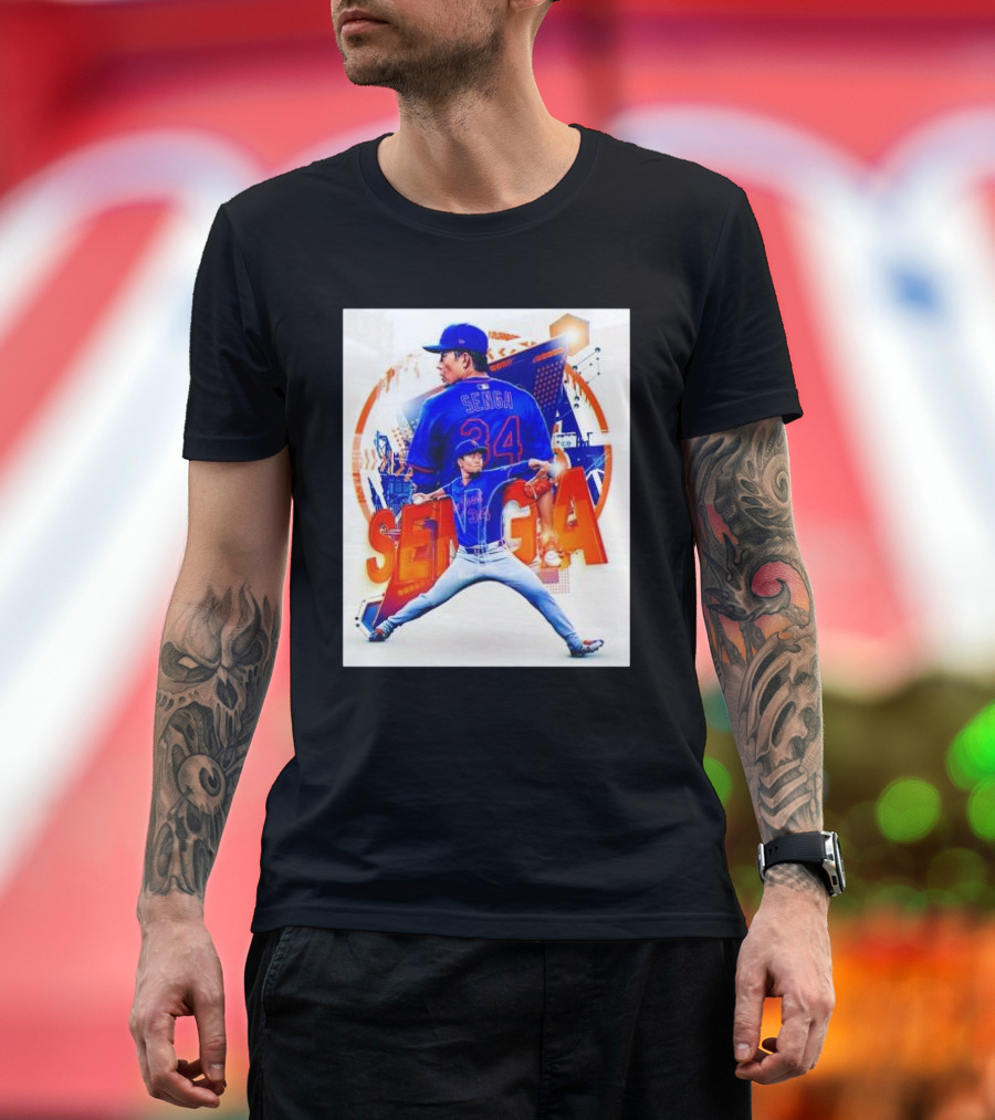 Bright lights Senga Kodai New York Mets T-Shirt