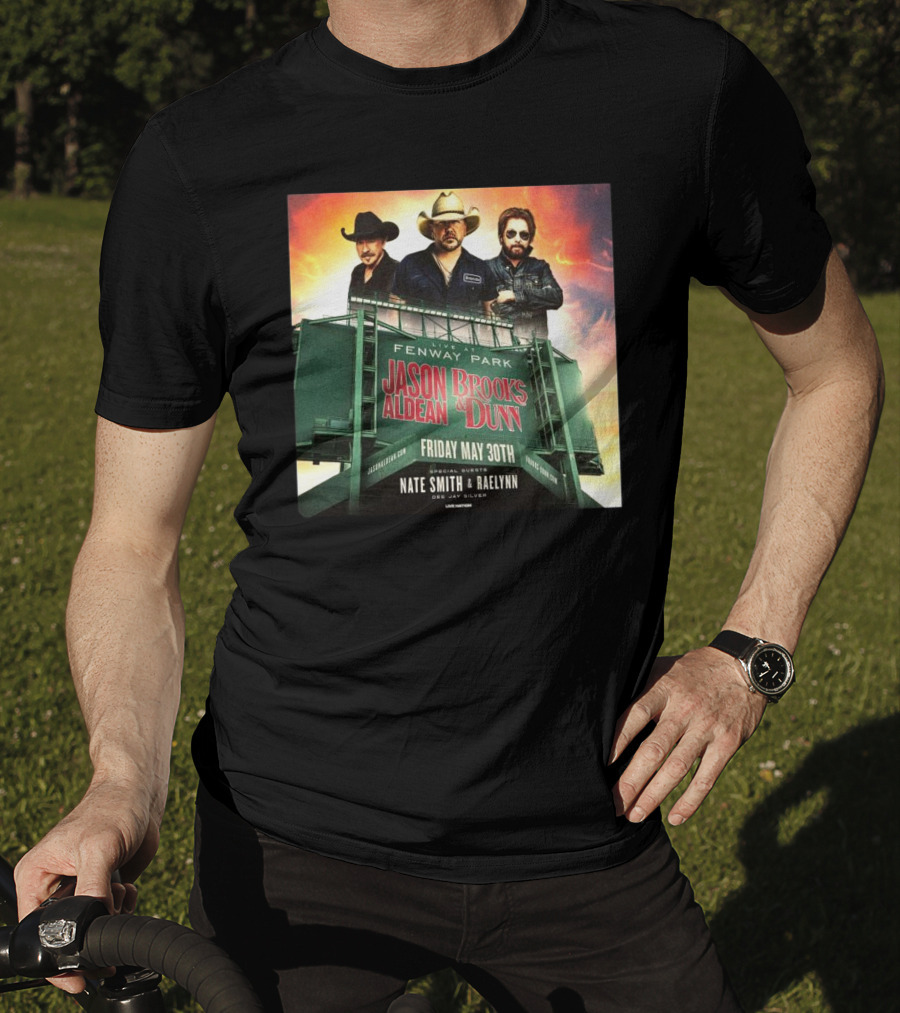 Brooks & Dunn And Jason Aldean Fenway Co-headlining Show At Park On May 30th T-Shirt