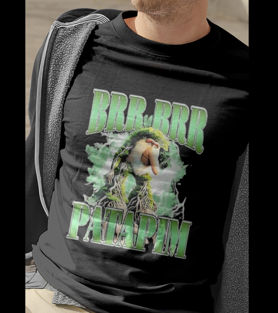 Brr Brr Patapim Italian Brainrot Meme T-Shirt