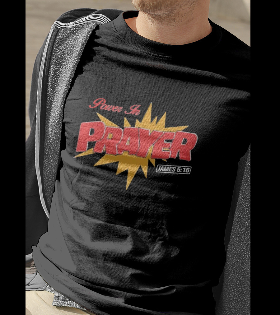 Bryce Crawford Merch Power In Prayer 90’s Cartoon T-Shirt