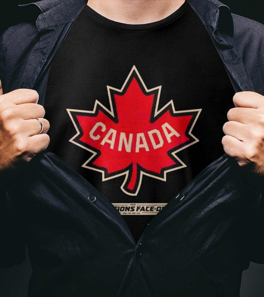 Canada 2025 4 Nations Face Off Vintage T-Shirt