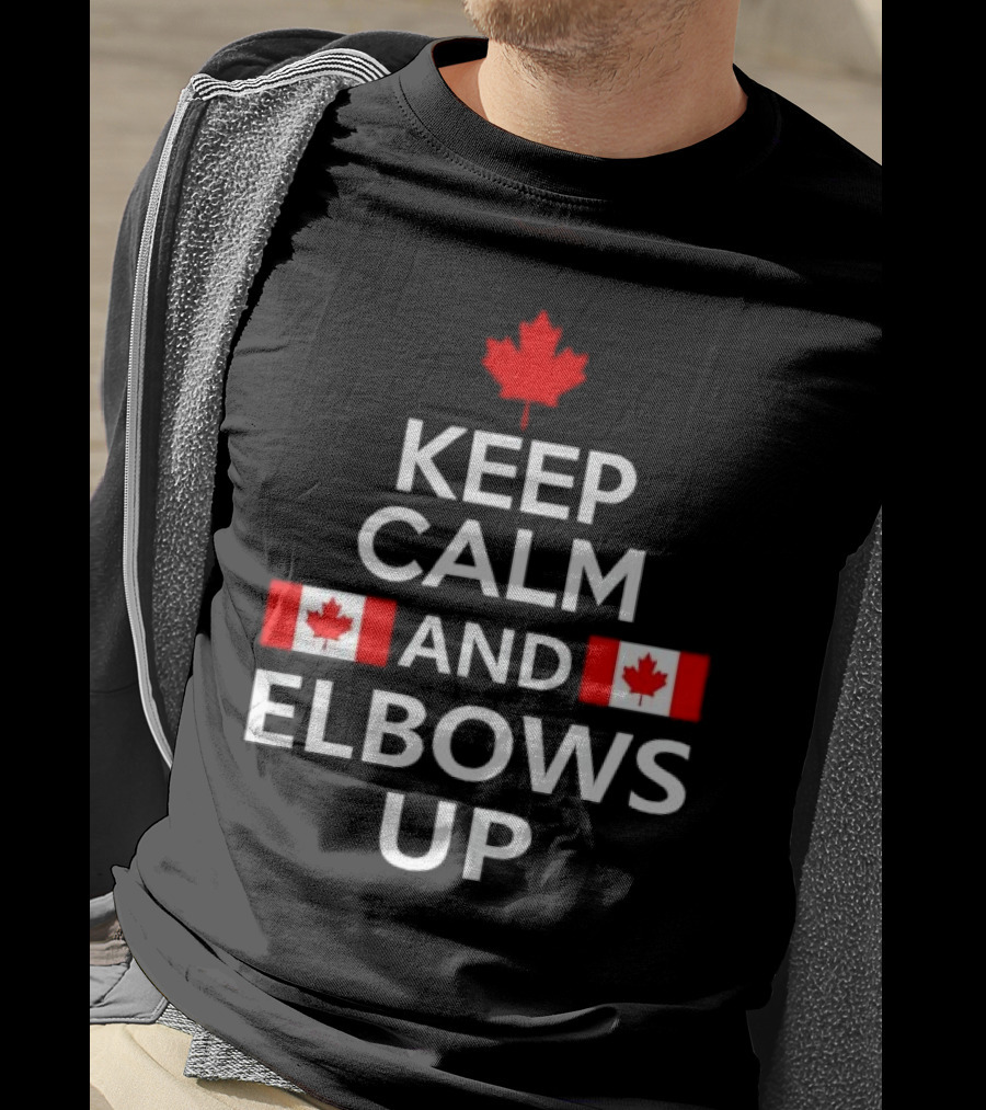 Canada Keep Calm And Elbows Up T-Shirt