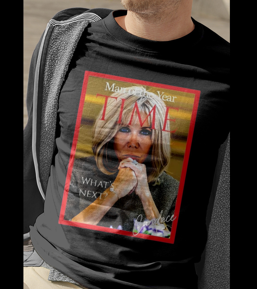 Candace Owens Brigitte Macron Man Of The Year Time T-Shirt