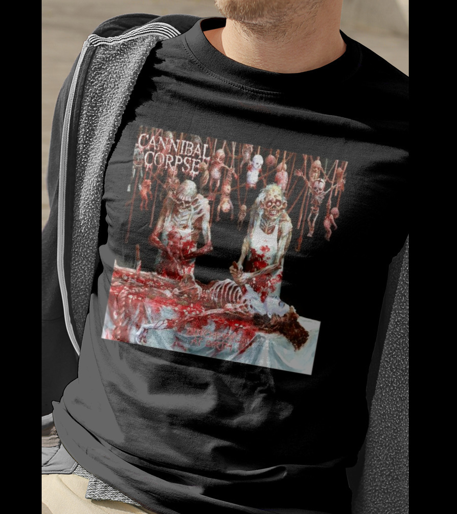 Cannibal Corpse Butchered At Birth 20th June 2025 T-Shirt