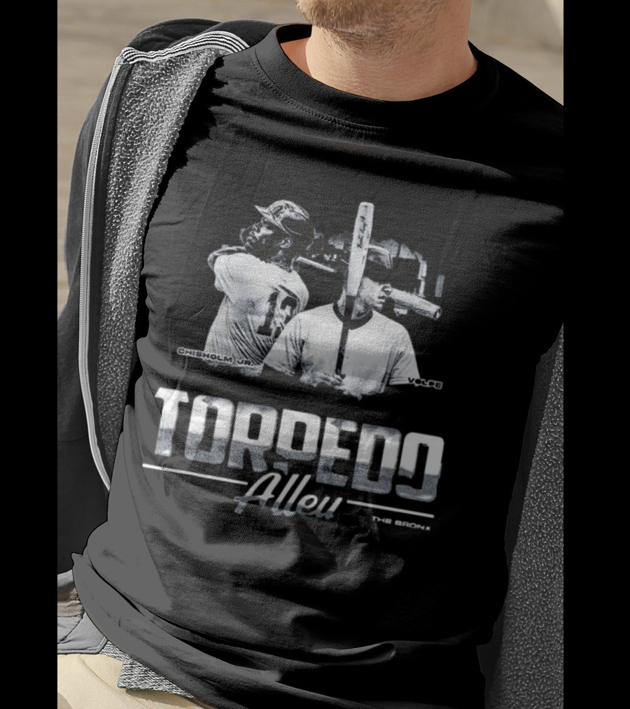 Chisholm Jr Volpe Torpedo Alley The Bronx Yankees T-Shirt