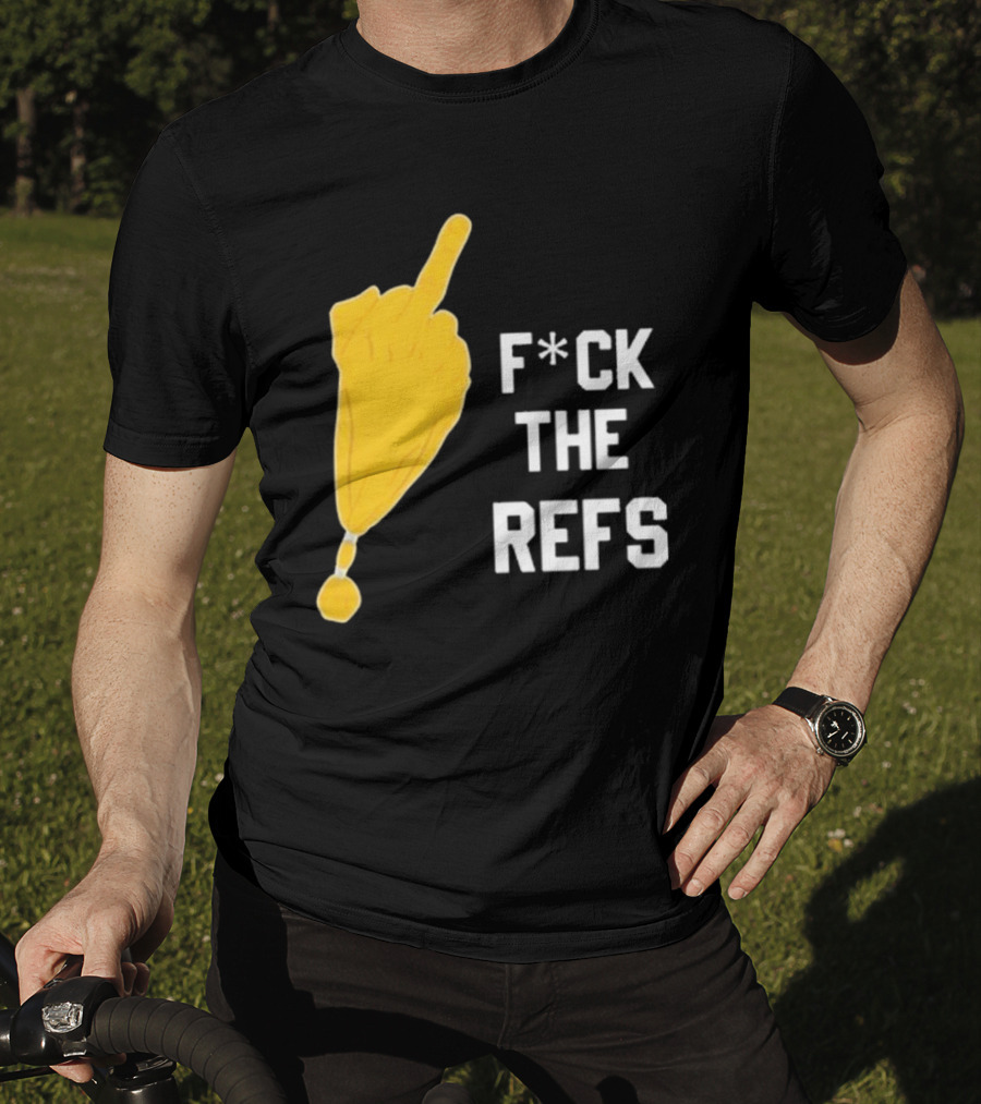 Censored Fuck The Refs Flag T-Shirt