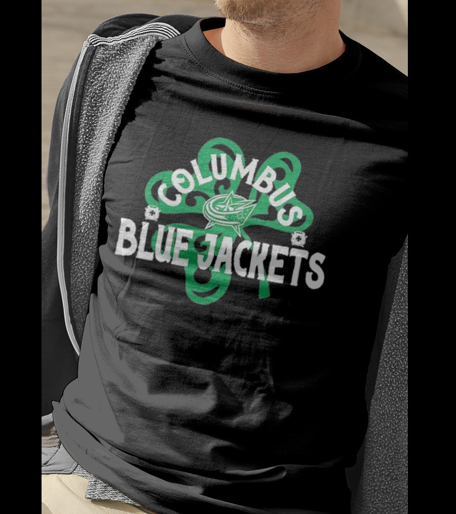 Columbus Hockey St. Patrick’s Day Richmond Shamrock T-Shirt