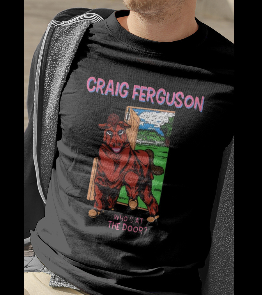Craig Ferguson Who’s At The Door Painting T-Shirt