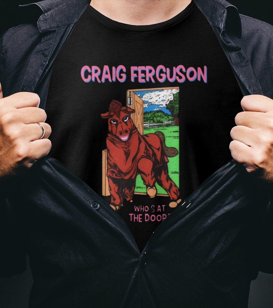 Craig Ferguson Who’s At The Door Painting T-Shirt