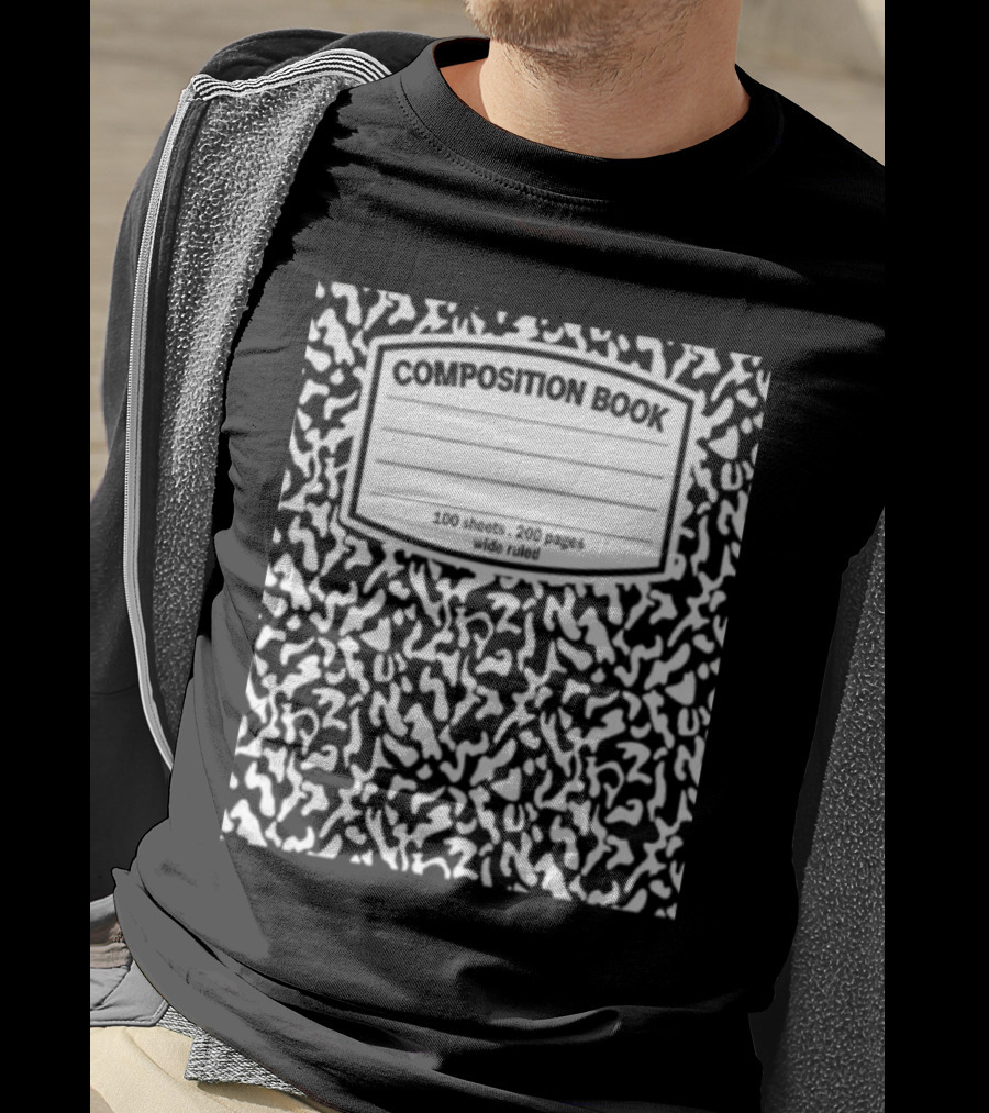 Composition Book Notebook T-Shirt