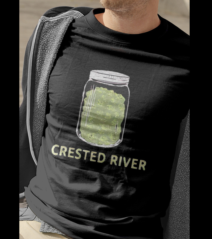 Crested River Jar Of Green Buds T-Shirt