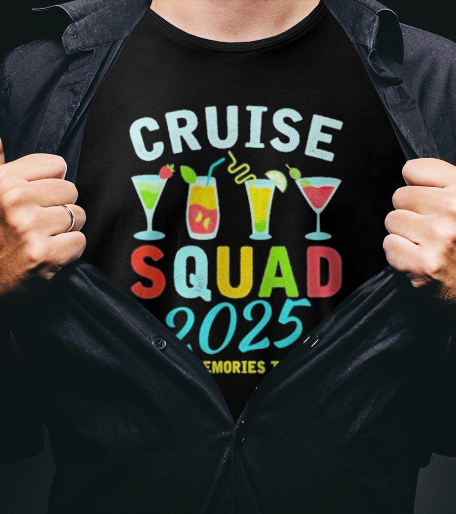 Cruise Squad 2025 Summer Vacation Matching Family Group T-Shirt