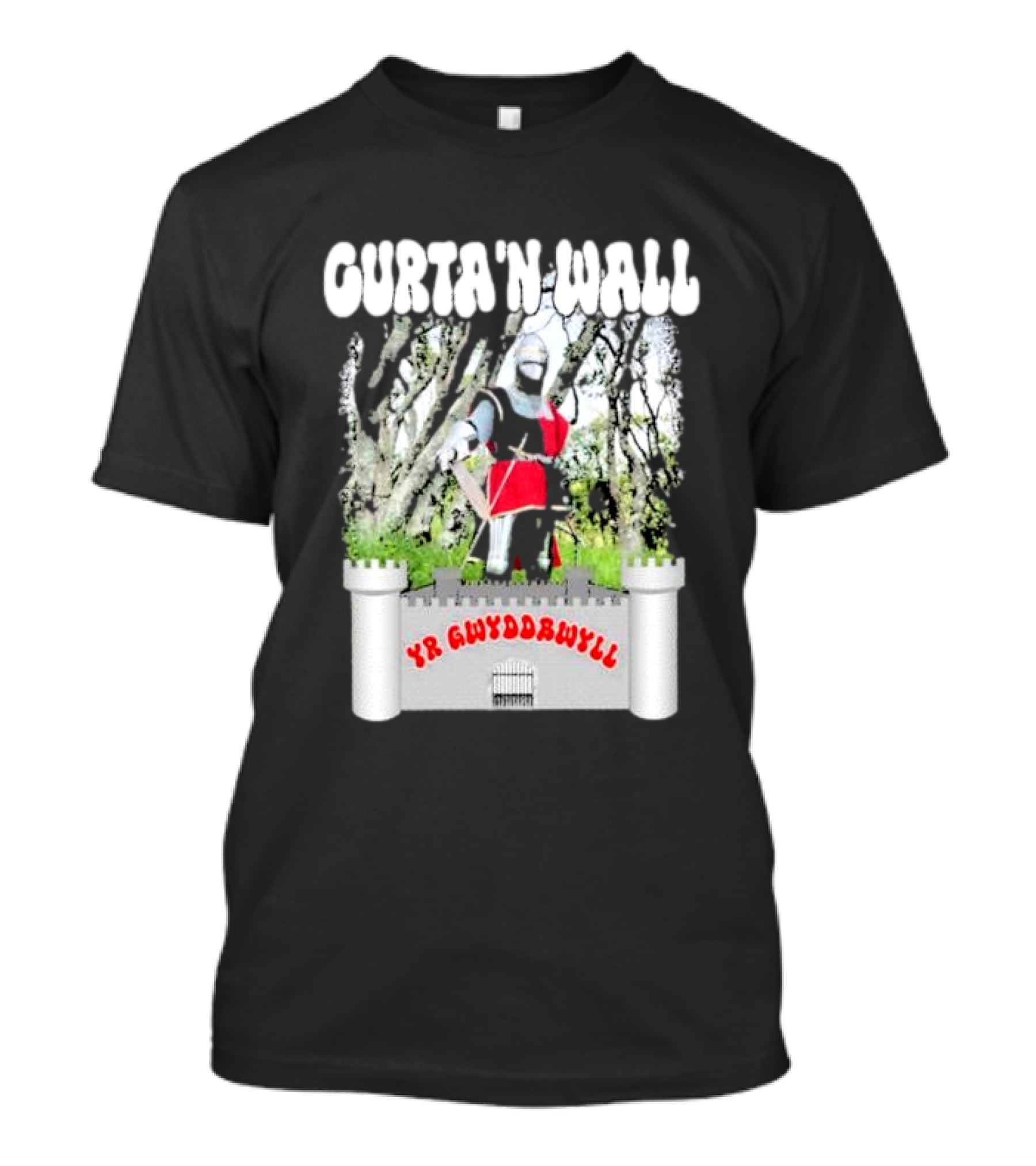 Curta’n Wall Yr Gwyddbwyll Grime Stone Records T-Shirt