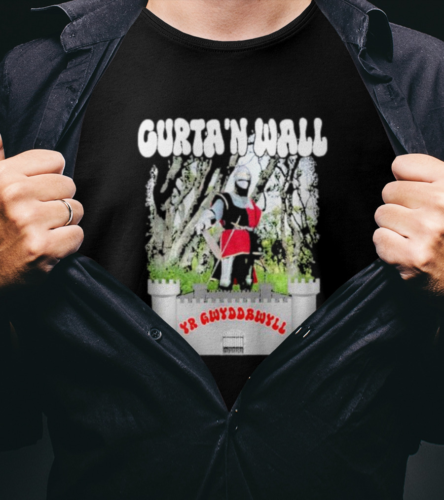 Curta’n Wall Yr Gwyddbwyll Grime Stone Records T-Shirt
