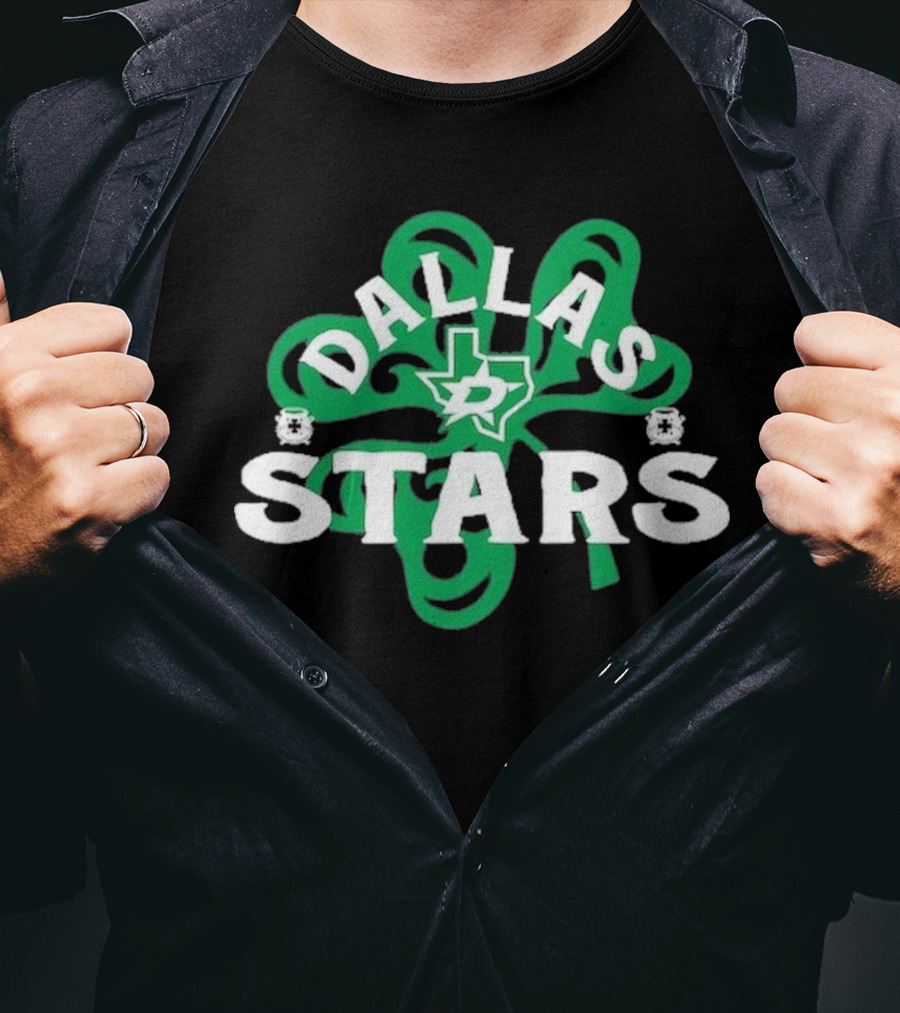 Dallas Hockey St. Patrick’s Day Richmond Shamrock T-Shirt