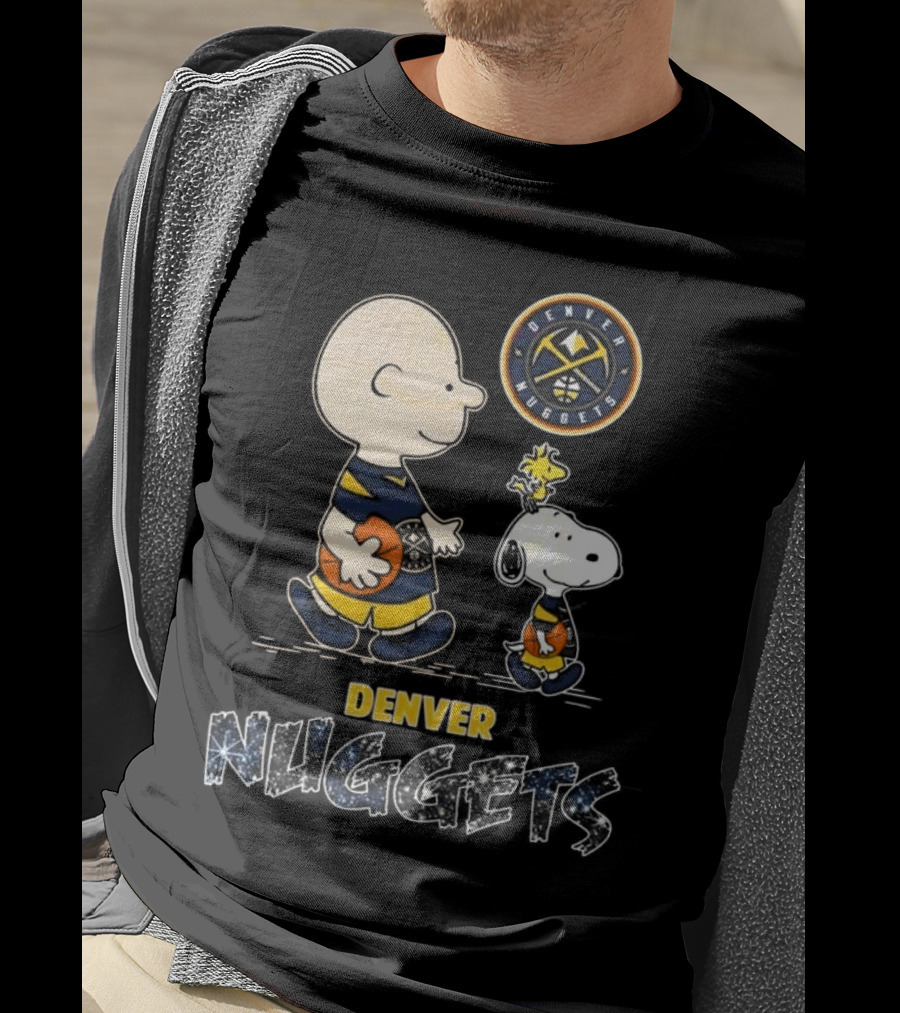 Denver Nuggets Basketball Peanuts Snoopy 2025 T-Shirt