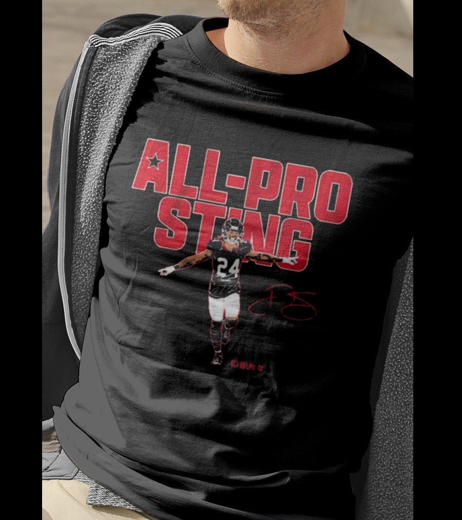 Derek Stingley Jr All-Pro Sting Houston Texans NFLPA Signature T-Shirt